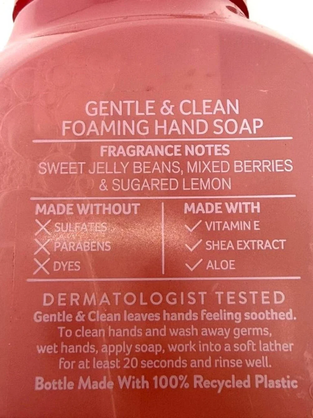 Bath & Body Works set foaming